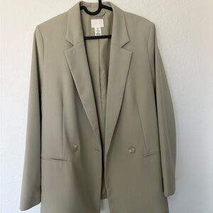 H&M Light Green Women's Blazer